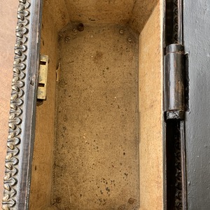 Extremely Rare Pair of Regency Cast-Iron Sarcophagus Shaped Strong Boxes
