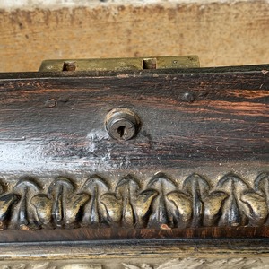 Extremely Rare Pair of Regency Cast-Iron Sarcophagus Shaped Strong Boxes