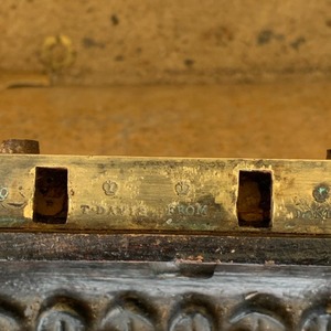 Extremely Rare Pair of Regency Cast-Iron Sarcophagus Shaped Strong Boxes