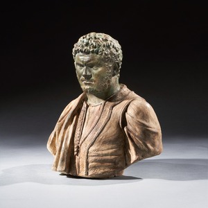 Pair of Late 19th Century Portrait Busts of Caesars Marcus Aurelius and Caracalla