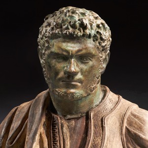 Pair of Late 19th Century Portrait Busts of Caesars Marcus Aurelius and Caracalla
