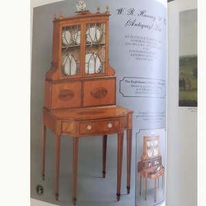 An Important 18th Century George III Satinwood and Sabicu Writing Cabinet