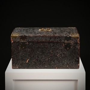 Late 17th Century Leather and Brass Travelling Box