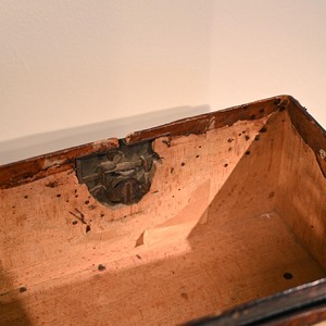 Late 17th Century Leather and Brass Travelling Box 