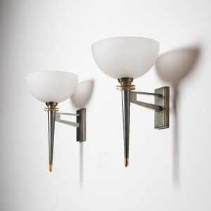 French Wall Appliques / Lights Attributed To André Leon Arbus & Gilbert Poillerat