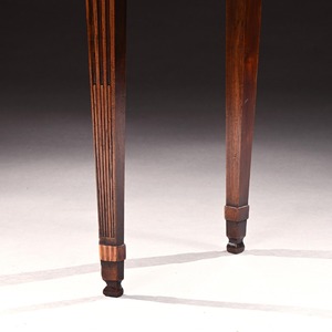 George III Mahogany Serpentine Tea Table of Exceptional Colour and Patination