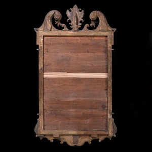18th Century George II Period Carved Gesso and Giltwood Mirror Of Excellent Proportions 
