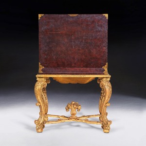17th Century Japanese Lacquer Cabinet On French Giltwood Regence Stand